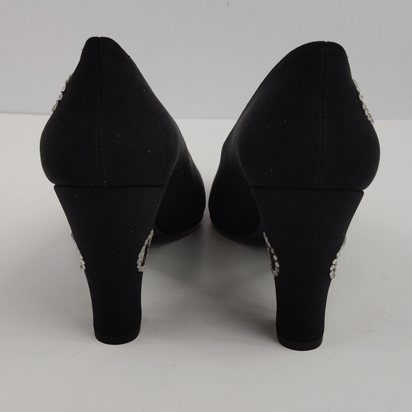 Vintage Stuart Weitzman Heels With Rhinestone Detailing - Picture 7 of 15